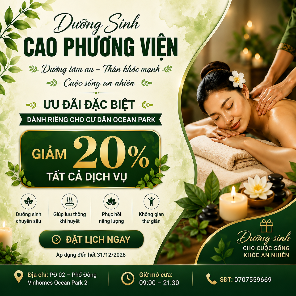 Dưỡng Sinh Cao Phương Viện-Banner Popup