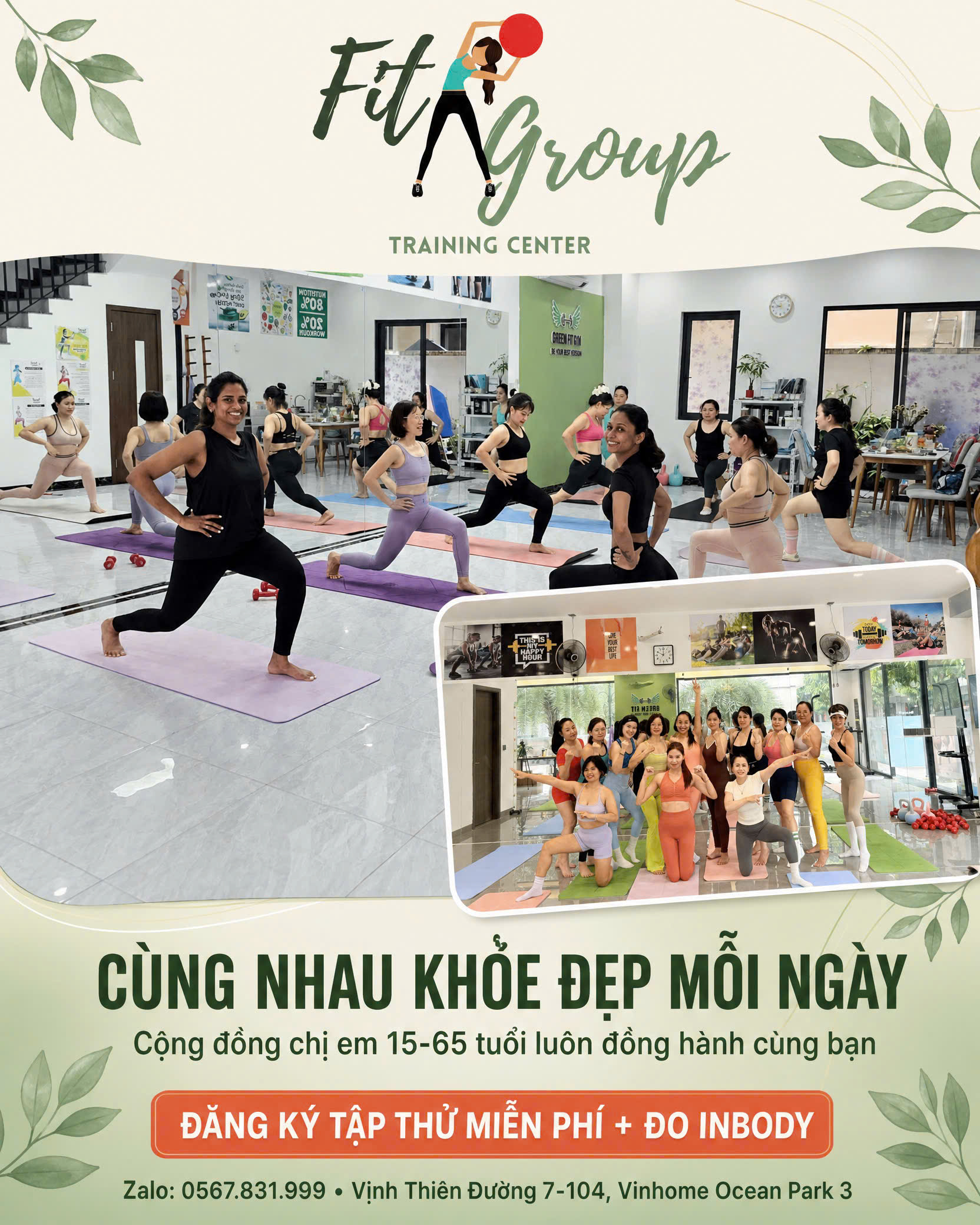 PHÒNG TẬP GIẢM CÂN & CẢI THIỆN SỨC KHOẺ