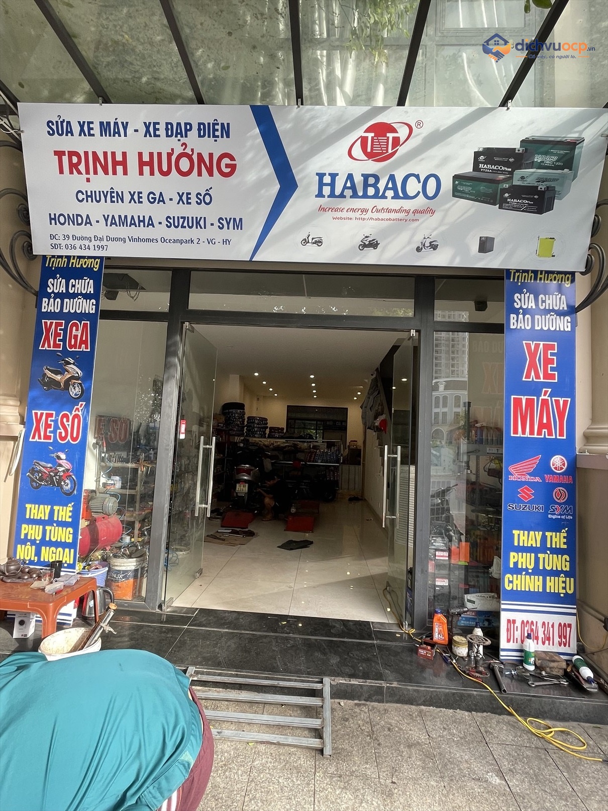 Sửa xe máy Trịnh Hưởng
