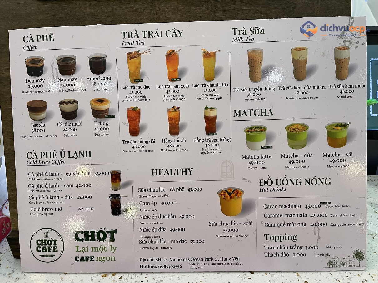 Chốt cafe