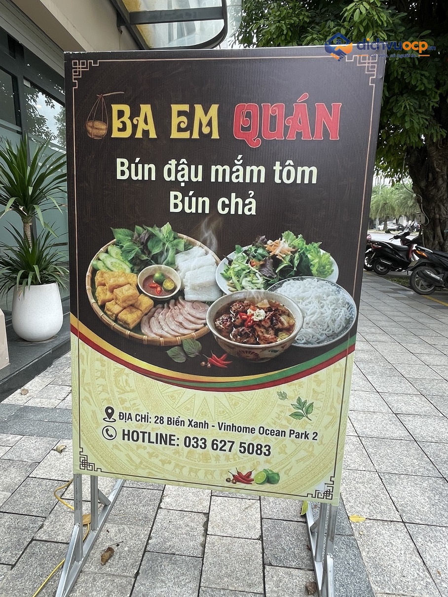 Bún đậu Ba em